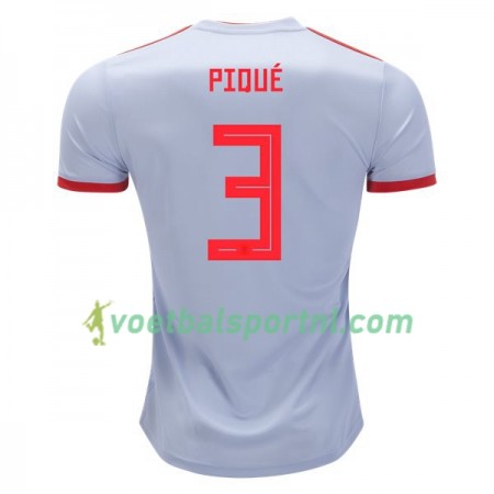 Spanje Pique 3 Uit Shirt WK voetbal 2018